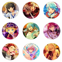 Ensemble Stars Trick Stars, Broche de insignia, mochila, Broche, Shoufuku, Ogres, Tsukinaga, Suou, Tsukasa, Koga, abonis, 58MM