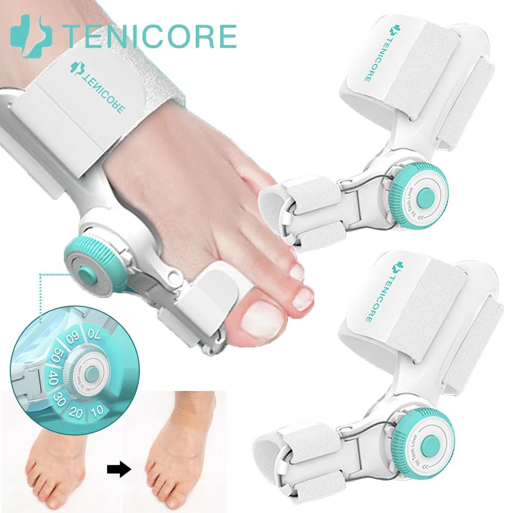 New Bunion Corrector Hallux Valgus Big Toe Straightener with Knob Adjustable Orthopaedic Adjustable Bunion Corrector for Toe