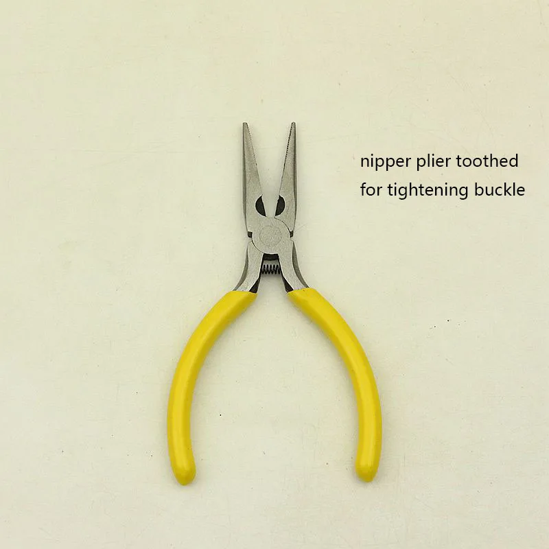 1pc Zipper Buckle Pliers Stainless Steel Clamp Tooth Coded Resin Button Ring Open Slot Pliers Tool DIY Install Modify Accessory