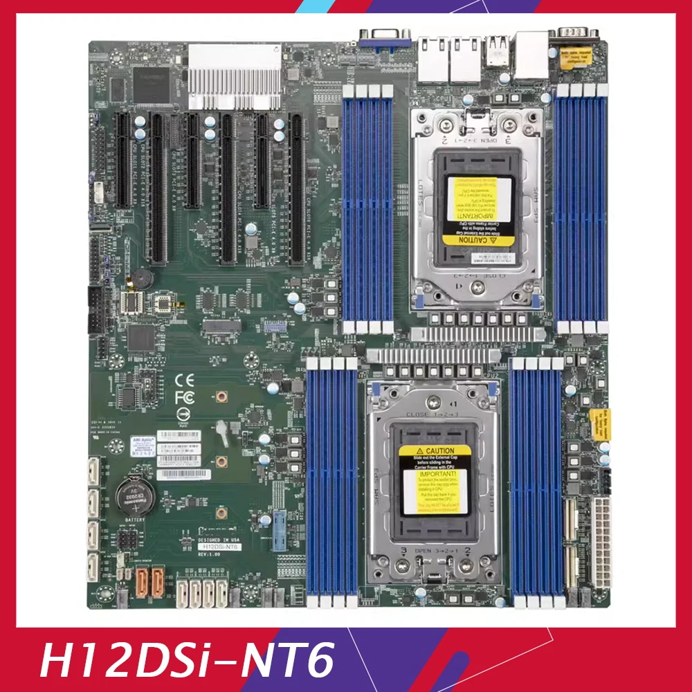 For Supermicro H12DSI-NT6 AMD EPYC 3*PCIE4.0 GPU 3200 TDP280W