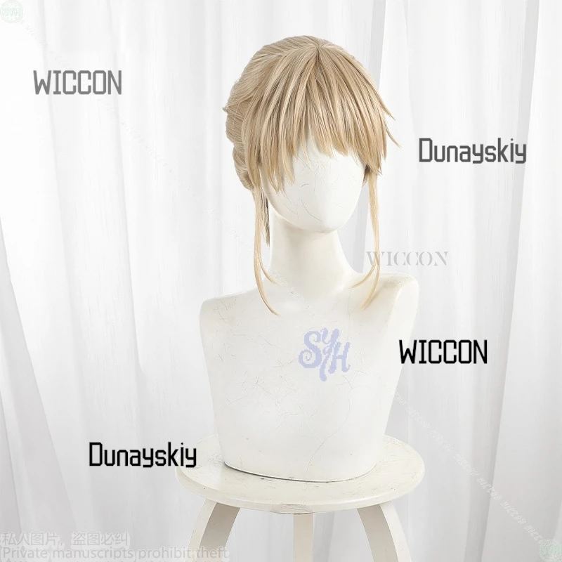 جديد أنيمي Chitose-kun Wa Ramunebin No Naka تأثيري أومي Haru Kawaii Y2K الذهبي واحد ذيل حصان الباروكات الشعر الاصطناعية هالوين كوس