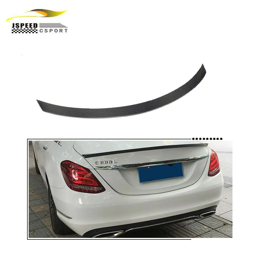 

Suitable for The W205 C63 custom carbon fiber rear spoiler is Suitable for the Mercedes 15UP