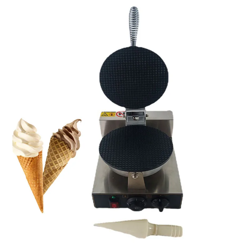 

Ice Cream Cone Waffle Maker Commercial Waffle Maker Machine Non-Stick Waffle Furnace For Bakery, Restaurant, Snack Bar