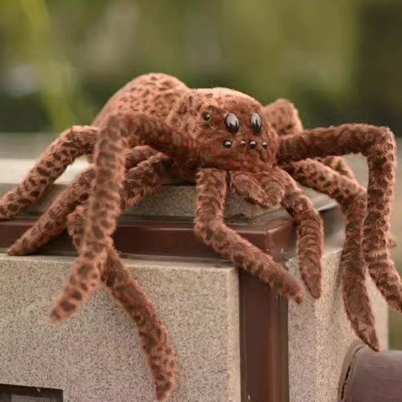 Simulation Animal Insect Spider Plush Toy Cute Insect Dolls Halloween Trick Gift Decoration 26cm DY10304