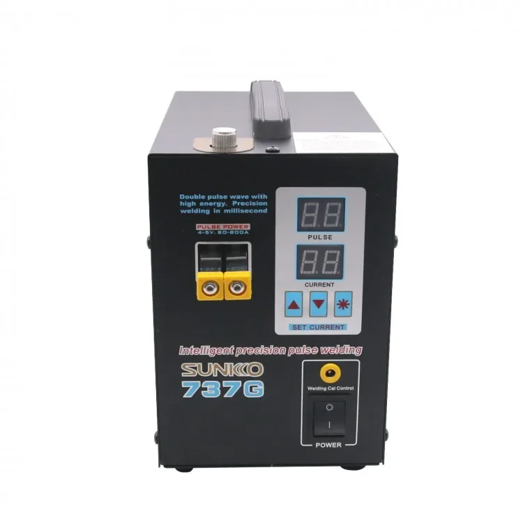 737G Spot Welder 110V 1.5KW Welding Machine LED Light For 18650 Battery Pack