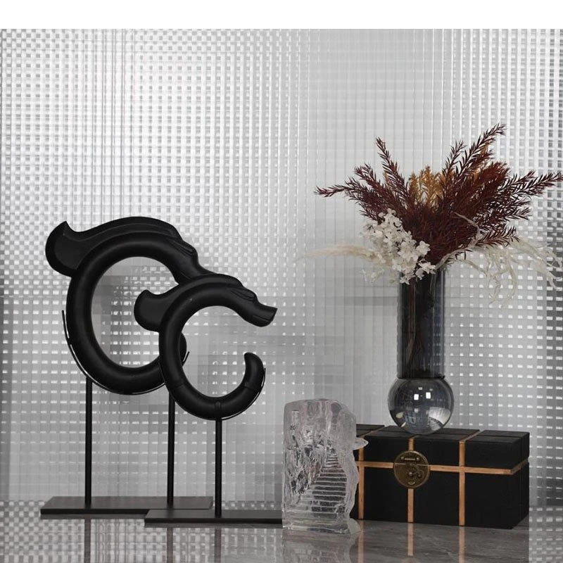 Oriental Dragon Statue Room Furnishings Abstract Artwork Desk Decoration Simplicity Crafts Sculpture Modern Home Decor