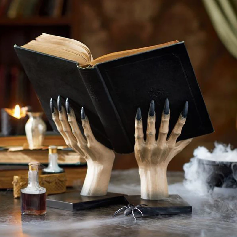 

Хэллоуин, смола, ведьма, ручная книжная полка, украшение для стола, украшение, аксессуары для дома