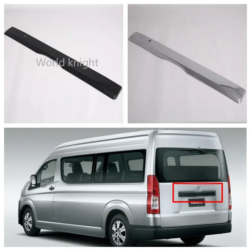 For Toyota HiAce Sixth generation (H300) 2019-2022 Car Accessories Rear Boot Door Trim Cover Trunk Lid