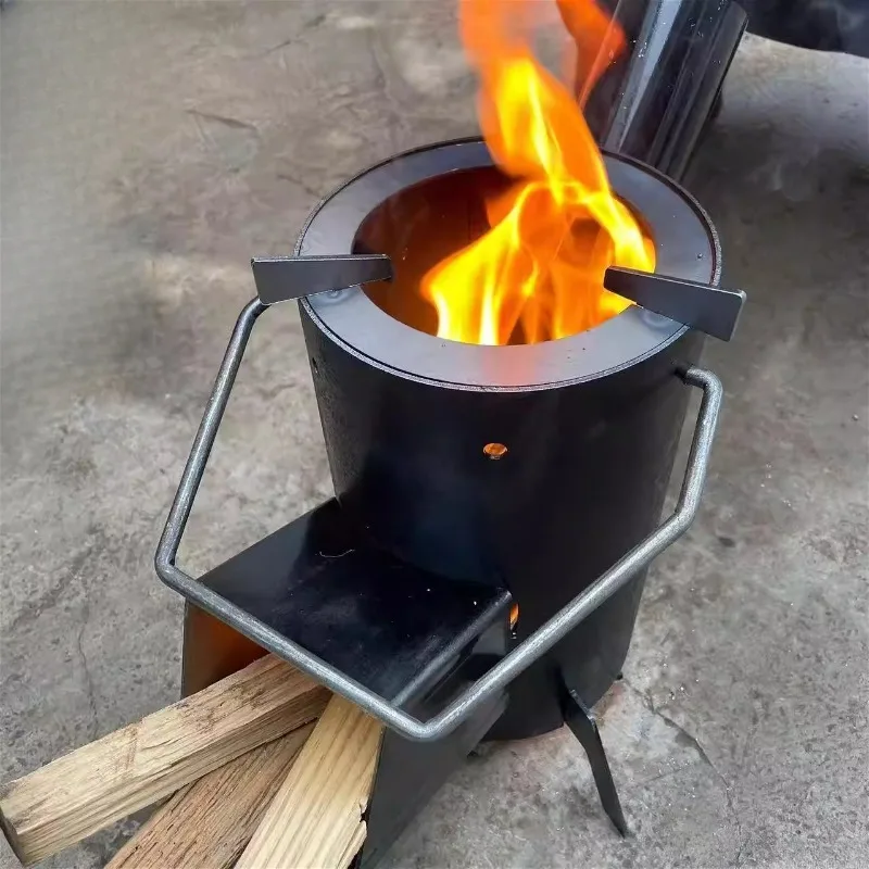 Outdoor Camping Stove  Portable Wood Burning Stove for Backpacking  Foldable Camp Stove for Hiking Picnic Boiling Water