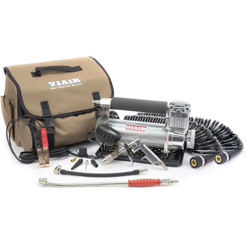 450P-RV Automatic Portable Air Compressor Kit - 150 PSI for RV, Truck, Jeep and SUV Tires - RV Accessories with 1.80 CFM