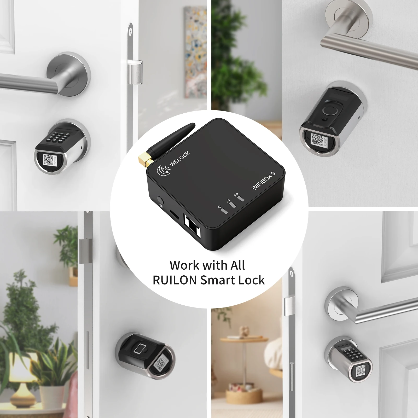 Смарт-замок Welock Wifibox для дома, дистанционное разблокирование и подключение к Wi-Fi-шлюзу Alexa
