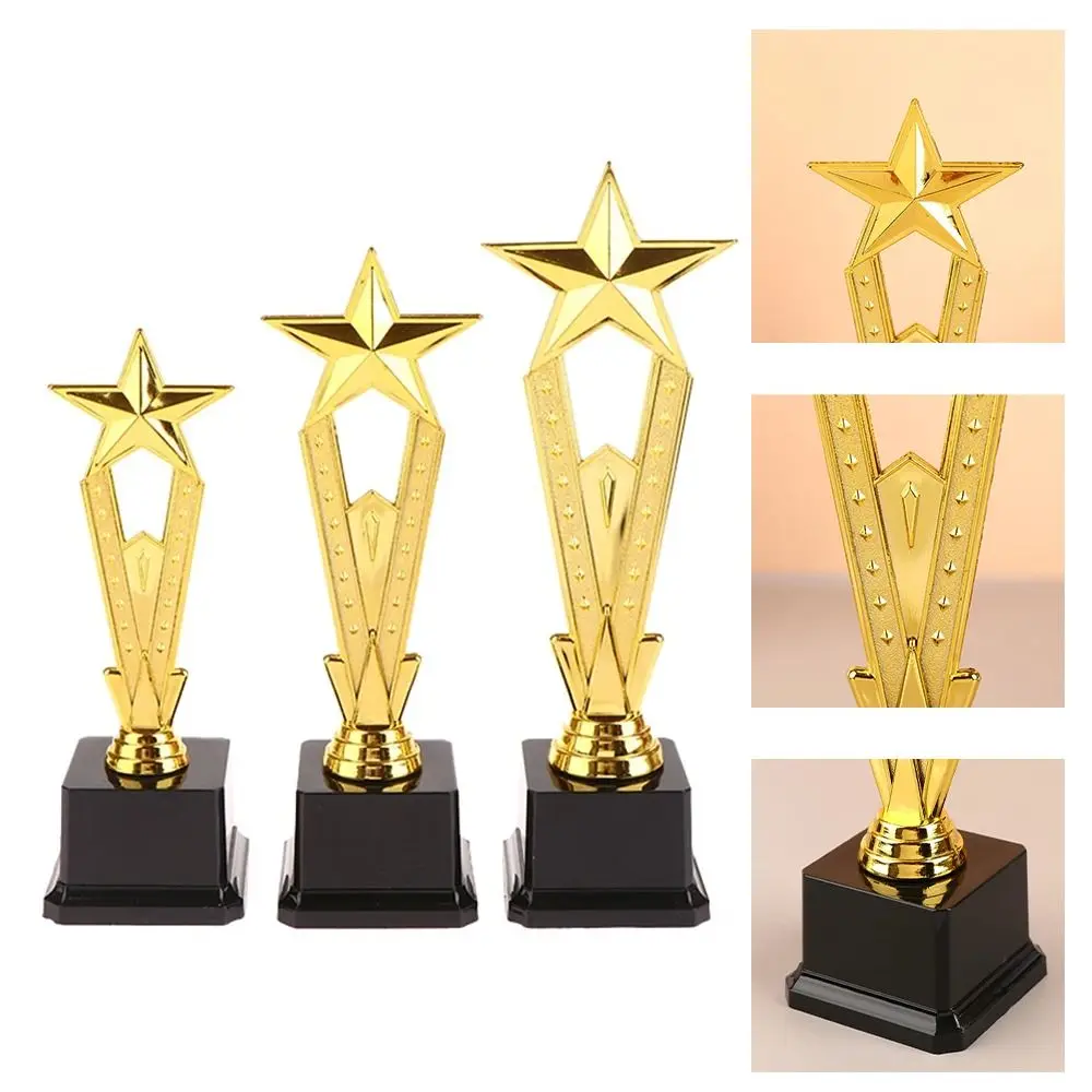 Golden Award Trophy Star Singing Dancing Competition Reward Prize Cup Craft Souvenirs School Rewarding Supply