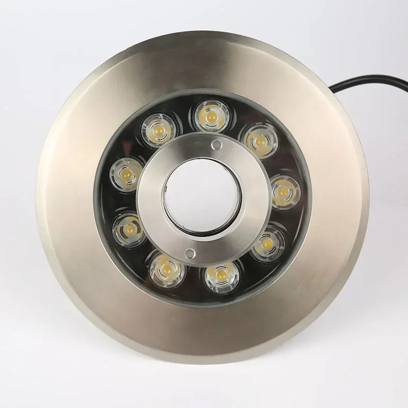 3in1 Led Underwater Fountain Light Rgb High Quality 304 Stainless Steel 12W DC24V Dix 12*1W/12*3W 2700-6500 IP68 Rating -20 - 45