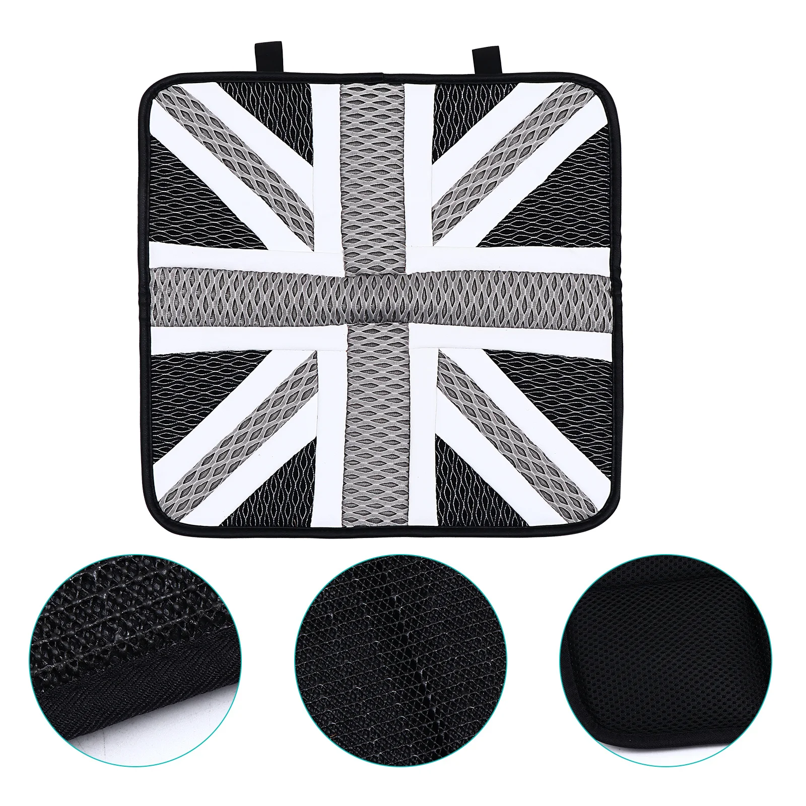 

Ice Silk Car Padding Grey Flag Cool Mat All Car Seat Pad Seasons Auto Seat Cushion Breathable Auto Accessories