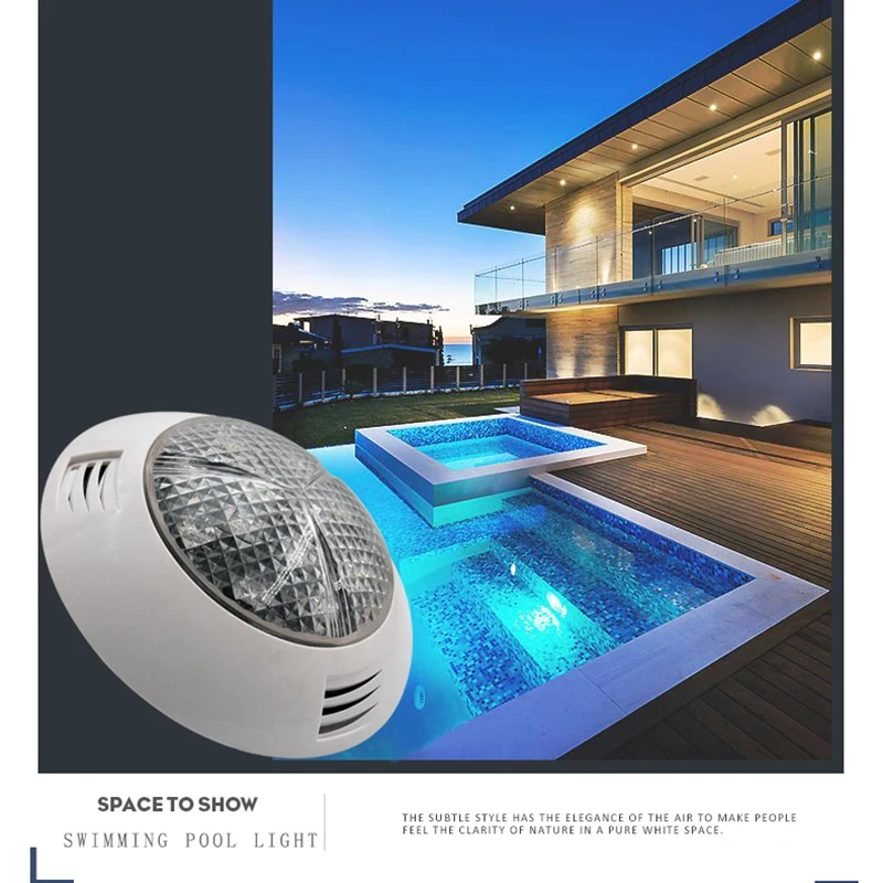 

LED Swimming Pool Light IP68 Waterproof AC12V Outdoor Underwater Lighting RGB Remote Controller High Quality Pool Accessories