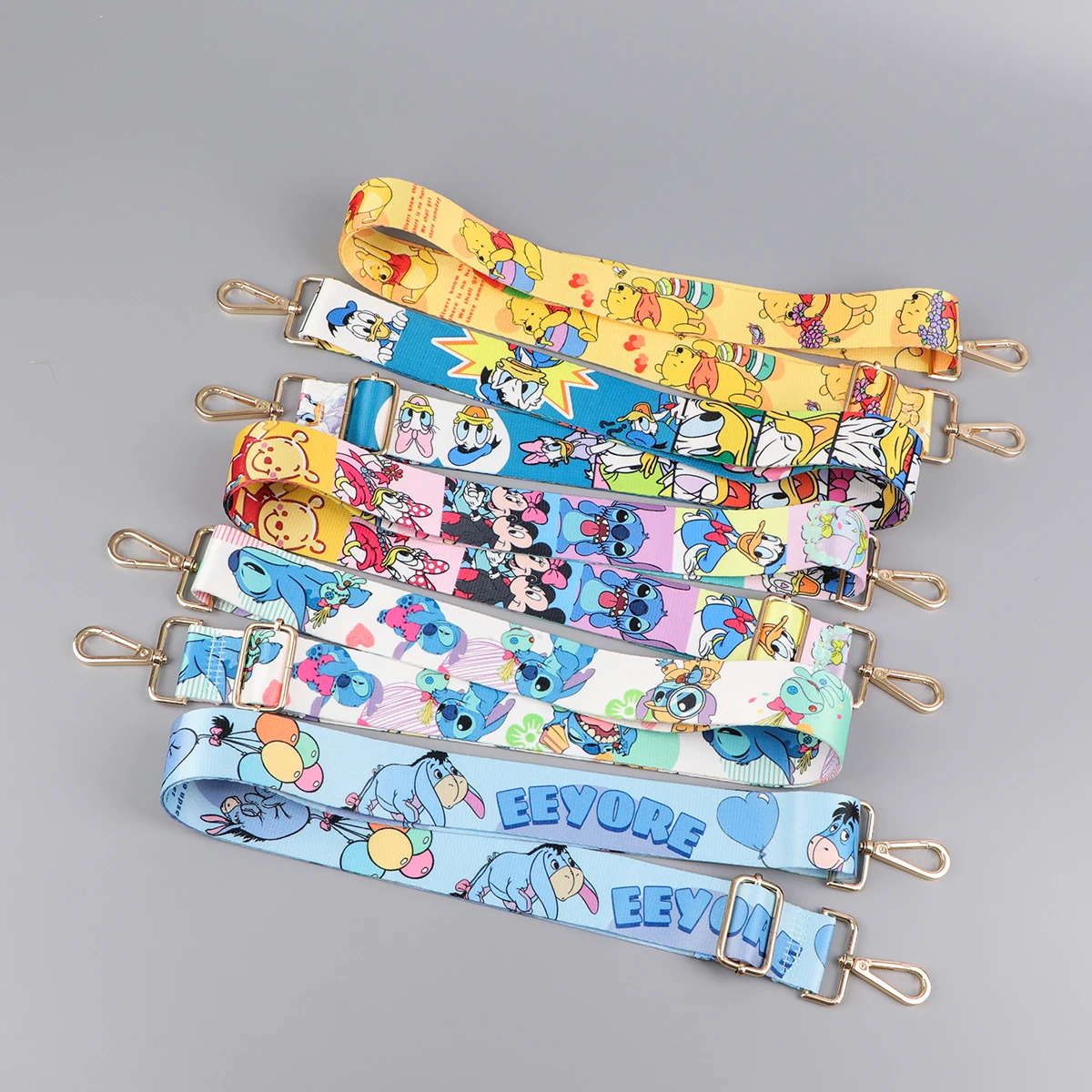 Cartoon Stitch Tas Riem Vrouw Bandjes Voor Crossbody Messenger Schoudertas Accessoires Schattige Eend Verstelbare Riemen Bandjes