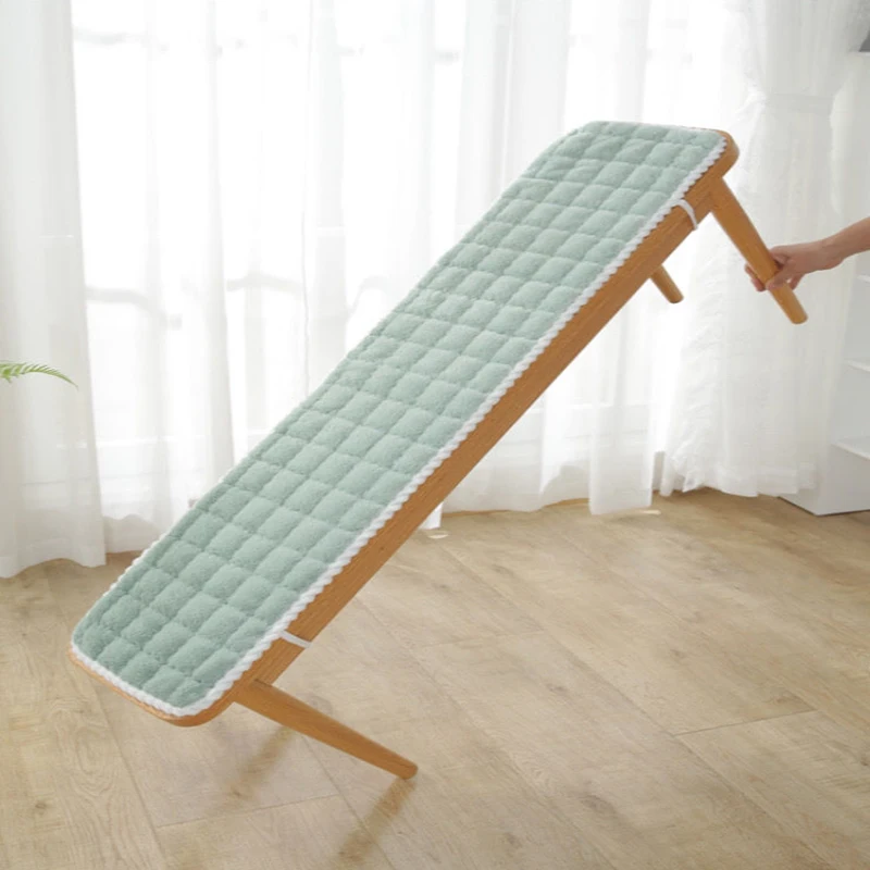 وسادة مقعد قطيفة ناعمة تحافظ على دفء غطاء المطعم غطاء كرسي قابل للتخصيص لمقعد غرفة الطعام مقعد الشرفة #1