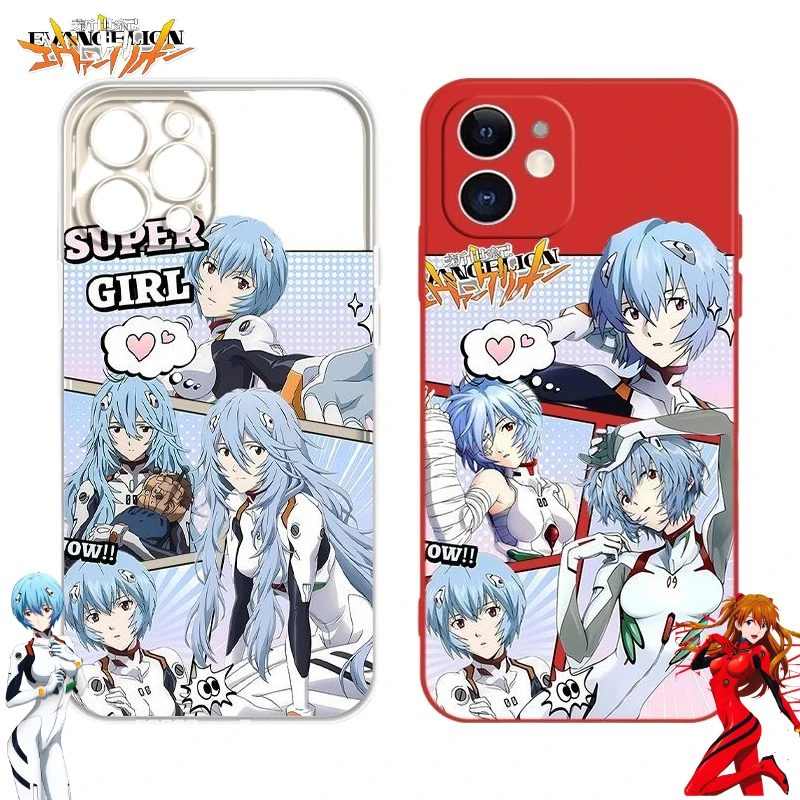 

EVA Ayanami Rei Cartoon anime Mobile Phone Case Creativity Kawaii Male and Female Apple 16 Mobile Phone Case Gift Wholesale