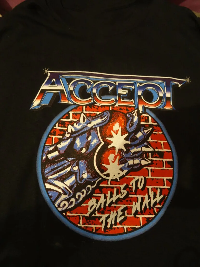ACCEPT Band Cotton Short Sleeve Black S-2345XL Unisex T-Shirt TMB383