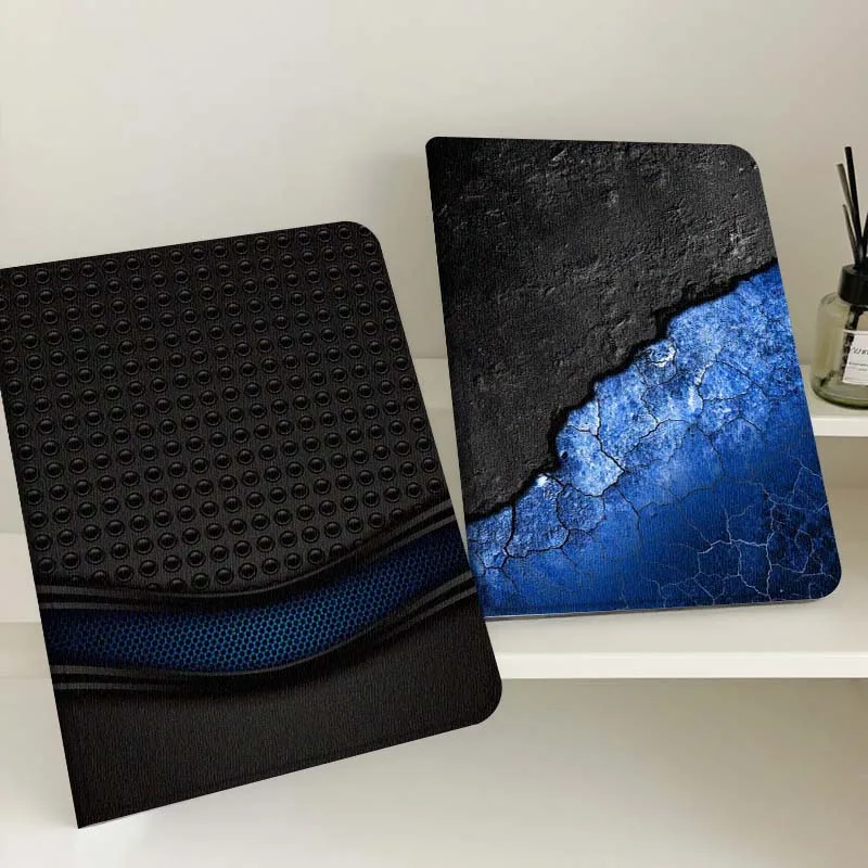 

Design Carbon Fiber Cool Gift For Apple iPad Pro Air 13 2 7th 6th 2025 M2 M3 M4 M512.9 13 inch Foldable Tablet Case