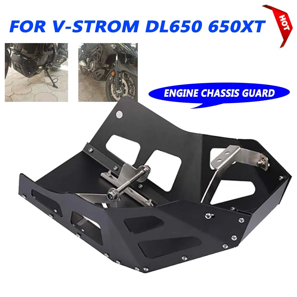 Motorcycle Engine Chassis Guard Protection Cover Skid Plate Belly Pan Protector For SUZUKI Vstrom 650XT 650 XT DL 650XT V strom