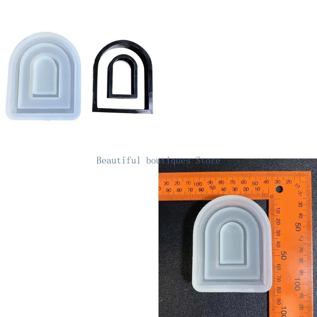 U4LF Arch Resin Shaker Mold,Silicone Quicksand Mould Resin Shaker Mold Resin Epoxy Casting Shaker Mould for DIY Crafts