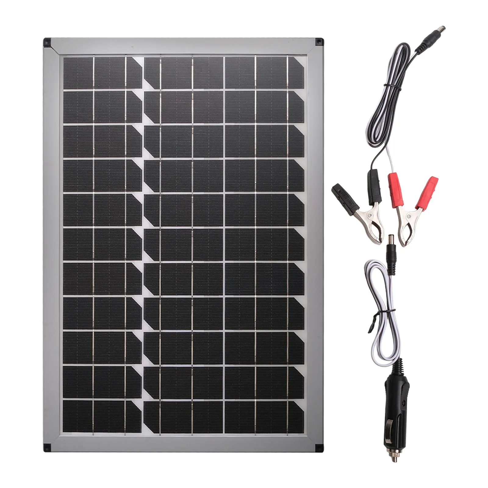 Solar Energy Camping Trips 100W Solar Panel Portable Solar Panel 18V Polycrystalline USB Power High Conversion Rate