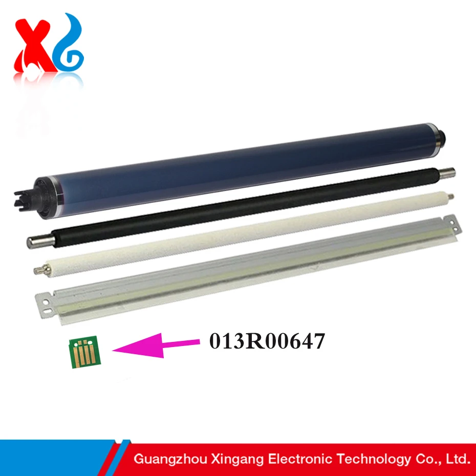 

013R00647 Drum Unit Rebuild Kit for Xerox WC7425 WC7428 WC7435 OPC Drum Cleaning Blade Primary Charge Roller Cleaning Roller
