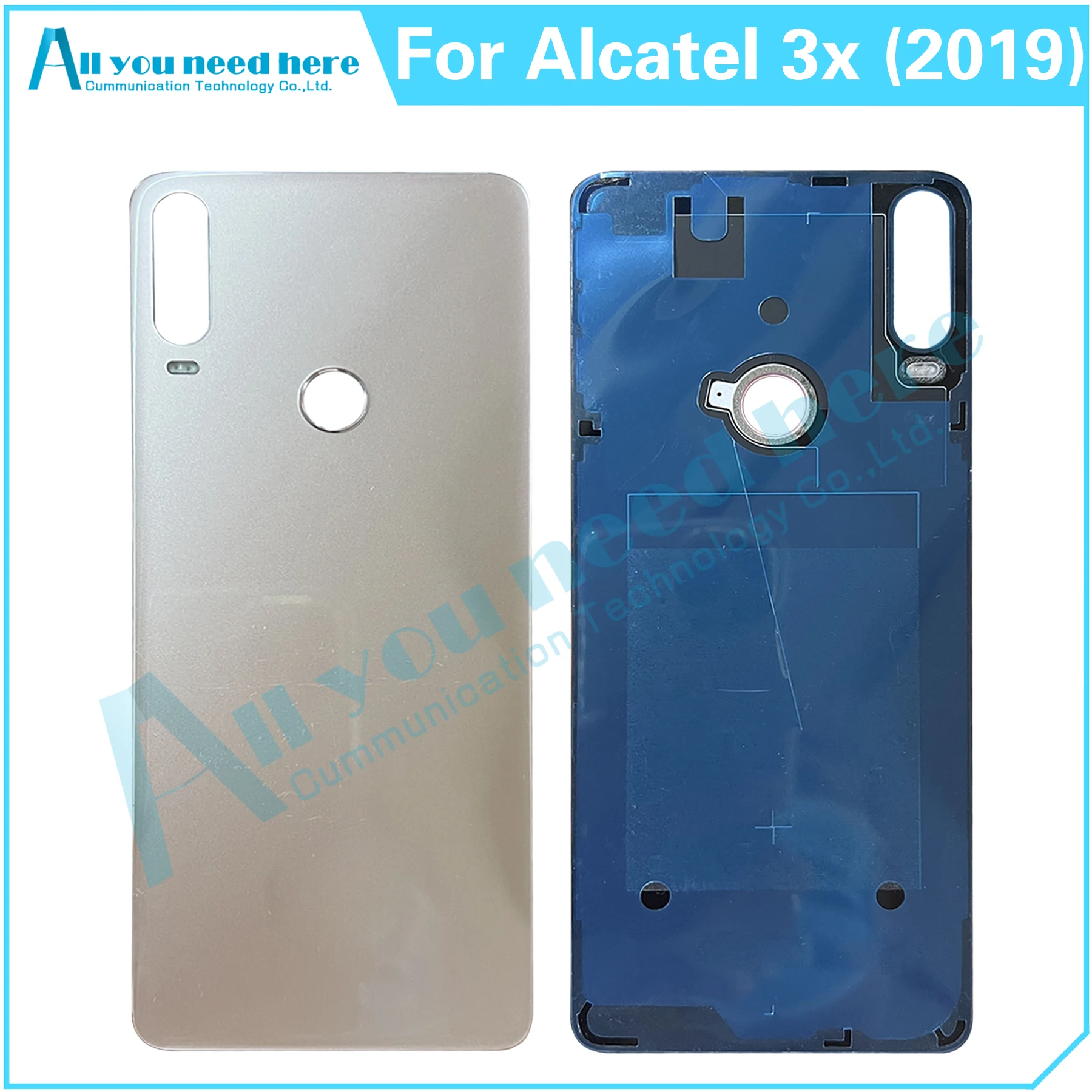 Cover For Alcatel 3x 2019 5048 5048Y 5048A Battery Back Cover Rear Case Cover Rear Lid Parts Replacement