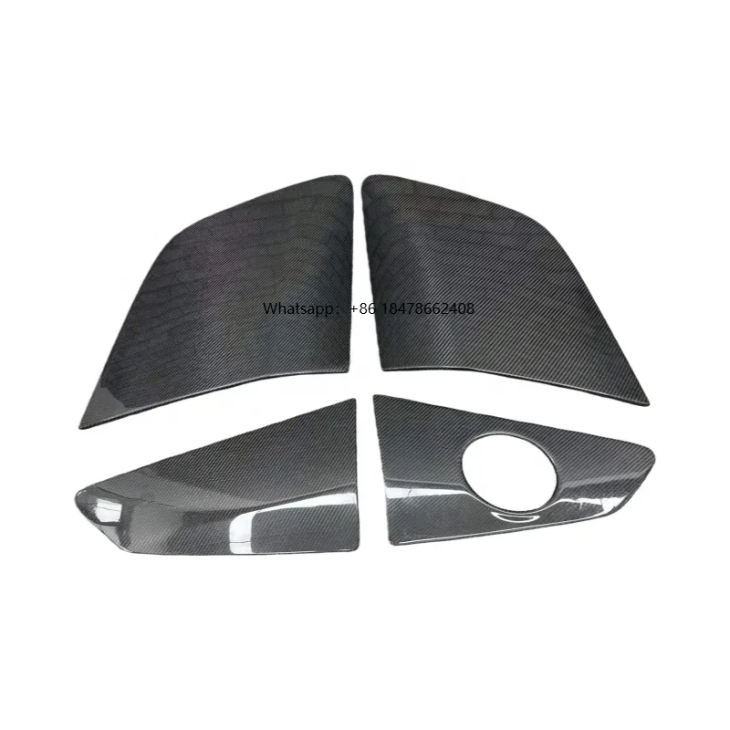 High-quality Body Kit OEM Style Dry Carbon Fiber Rear Fender Air Vents Side Vents Car Window Vent for R8 2016-2023