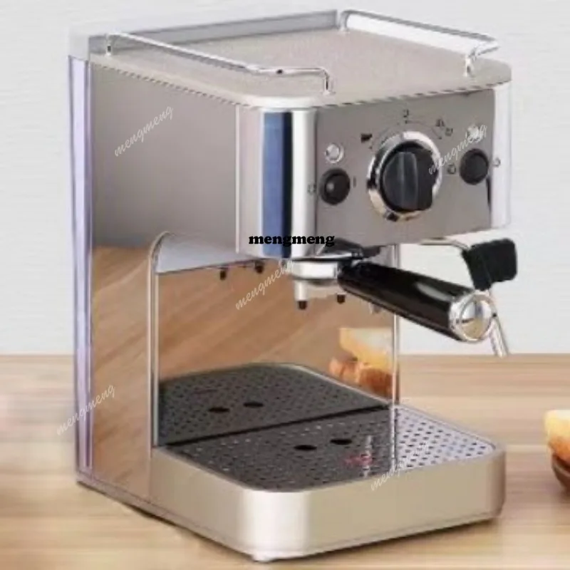 

Полуавтоматическая итальянская кофемашина для дома, кофемашина высокого давления с паровым насосом для приготовления молочной пены.