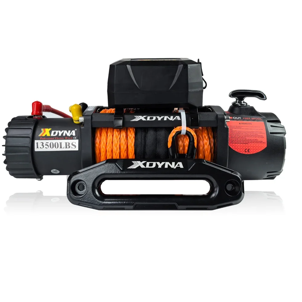 

Xdyna 12V 13500LBS IP67 Waterproof Offroad Car SUV Wired Wireless Control Synthetic Rope Electric Winch For 4x4 Recovery