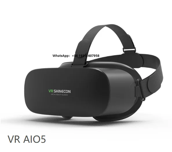 

VR All-in-One 4000mAh Head Mounted HD 2K 3D VR Glasses Wifi 2.4/5G BT 4.0 360 Degree Vision 2/16G Android VR Movie Game Glasses