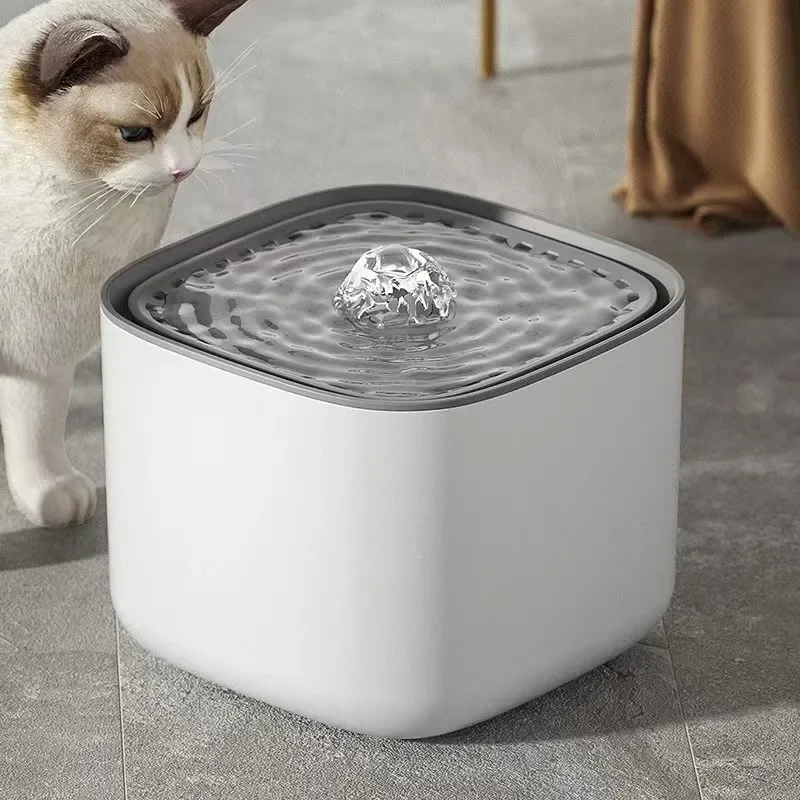 Cat Water Fountain large-capacity wireless automatic induction detachable washable smart filters cat water fountain