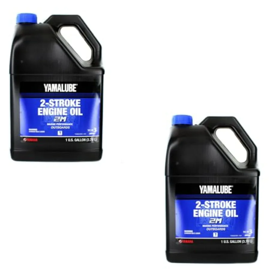 

Yamaha Yamalube 2M Marine 2 Stroke Engine Oil 2 Gallons Blue High-Performance Lubricant for Marine Engines
