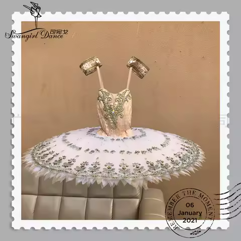 Custom-Made Sleeping Beauty Competition Ballet Tutu Kids Paquita Professional Tutu Performance Competition Costumes BT4029