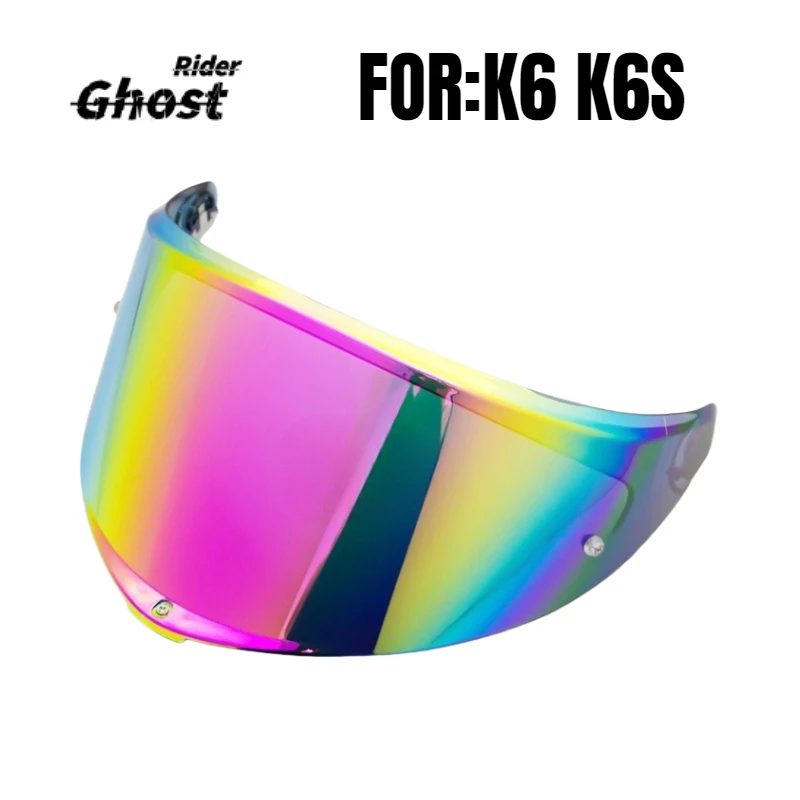 

Подходит для объектива AGV K6/K6S, меняющая цвет пленка, противотуманная пленка, гальваническая линза для шлема для дневного и ночного использования