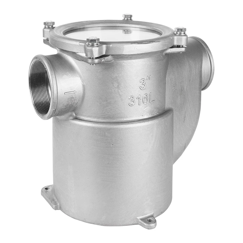 Complete Stainless Steel 316 Marine Seawater Strainer/basket 1