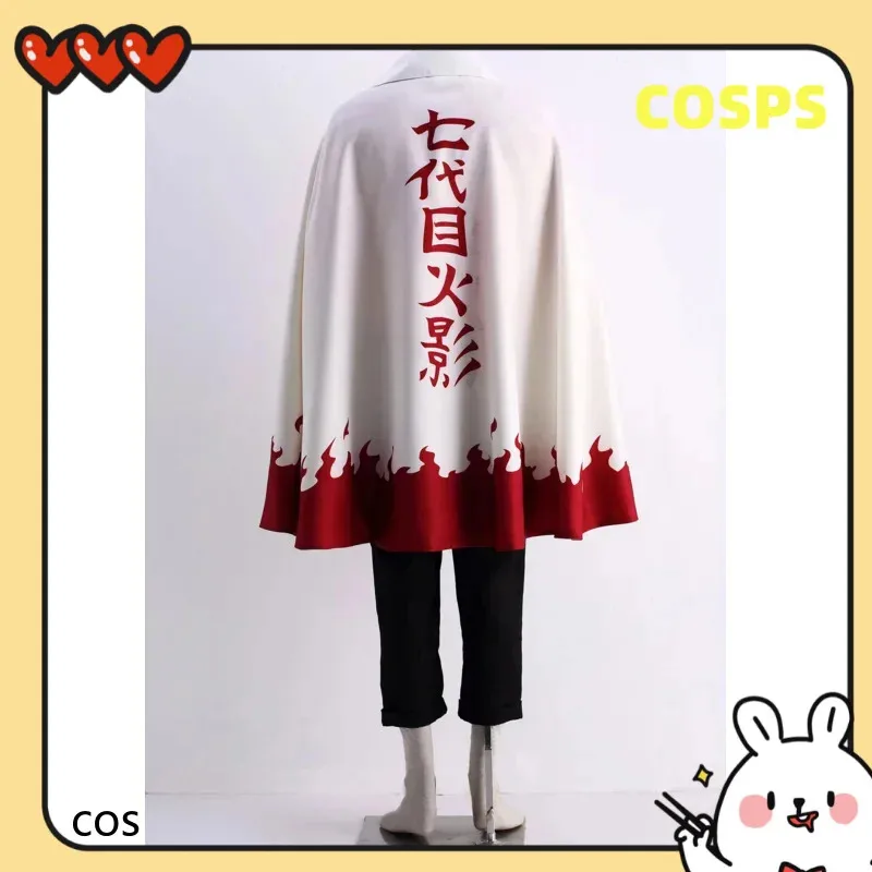 

NO4 Animal cosplay Seventh Hokage Cosplay Hokage Sama Suit Cape Halloween Halloween Men's Suit comic cosplay VOCOS