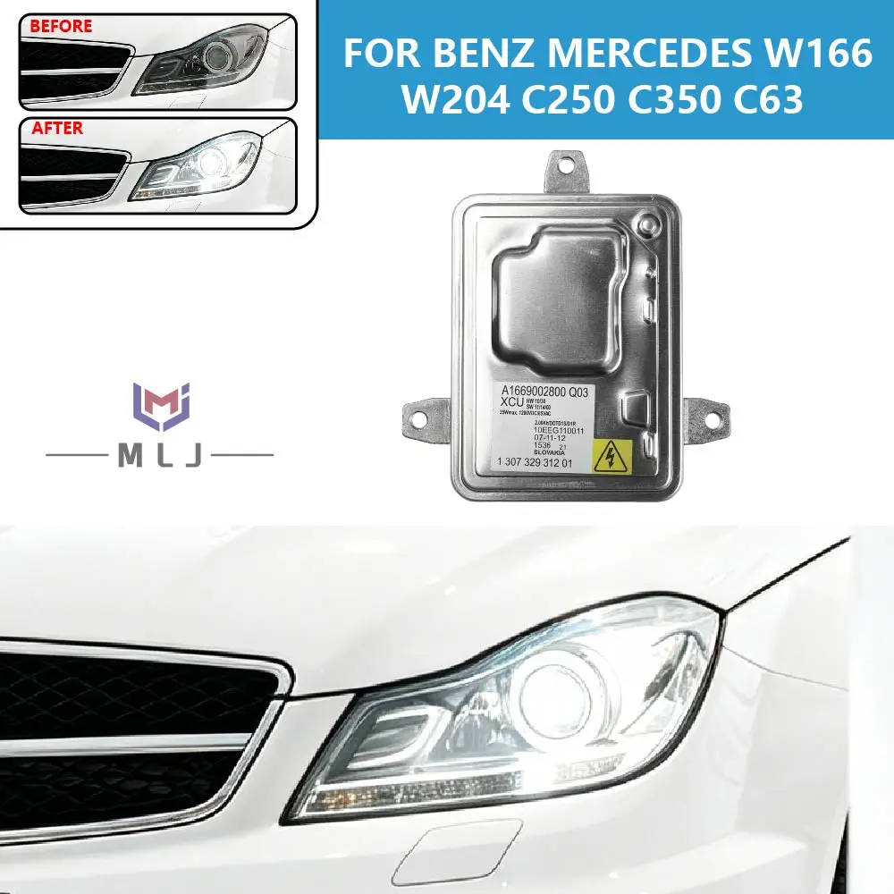 A1669002800 130732931201 For Mercedes Benz W166 W204 C250 C350 C63 HID Xenon Ballast Module Headlight LED Control Unit D1S D1R