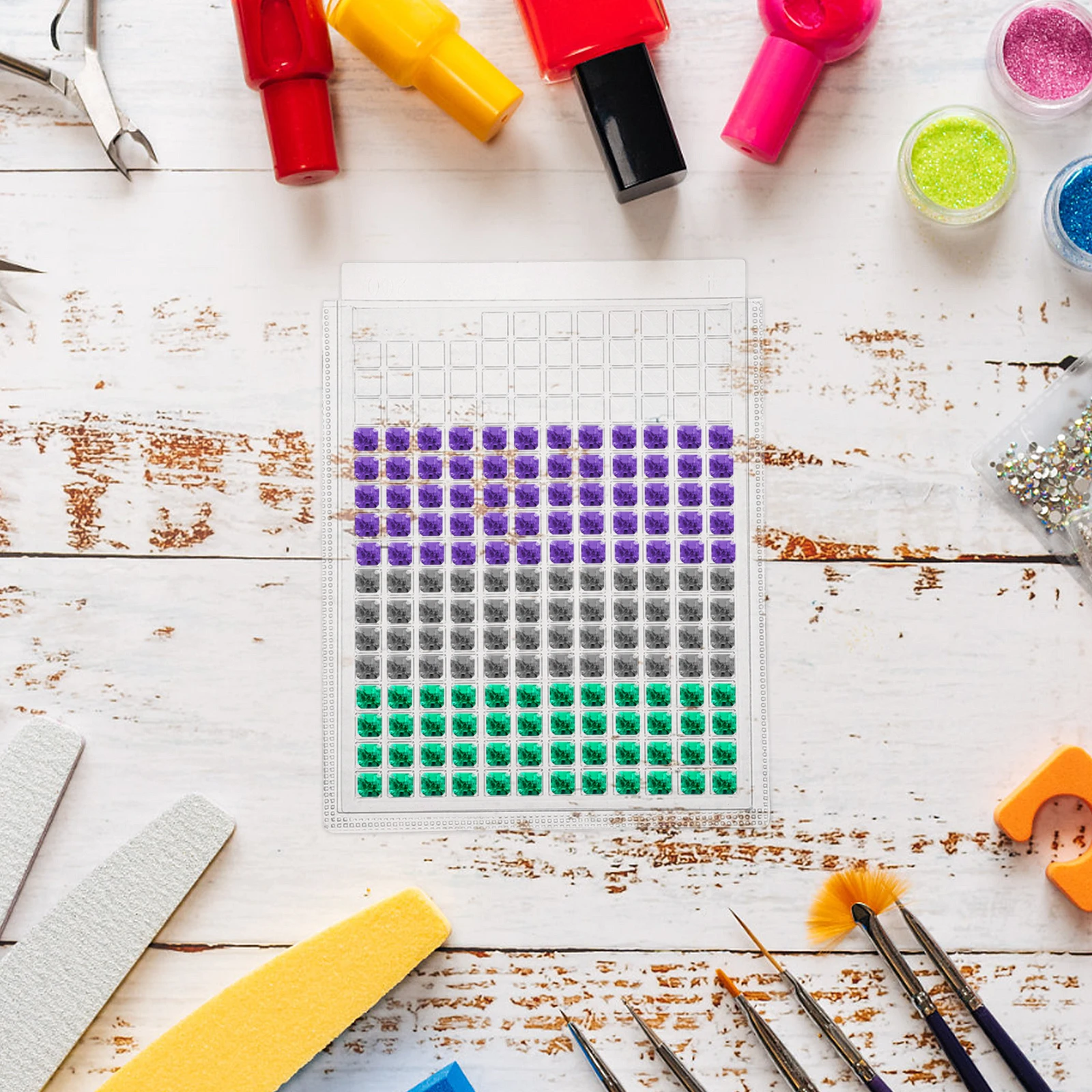 

5pcs Clear Transparent Storage Box Portable Organizer For Nail Gems Bead Jewelry Travel Display Drawer Shell Collecting Mini