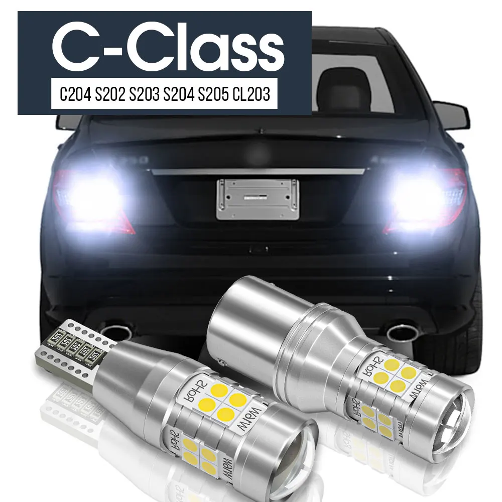 

2x LED Backup Light Reverse Lamp Canbus Accessories For Mercedes Benz C Class C204 CL203 S202 S203 S204 S205 2005 2006 2007 2008