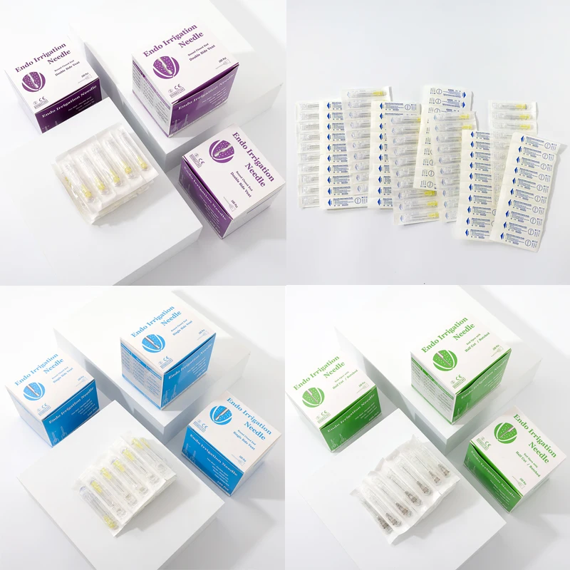 

EO Sterile 100Pcs/Box Endo Irrigation Needle Dental Cleansing Needle Endodontic Rinse Tip Dentistry Periodontal Irrigation Probe