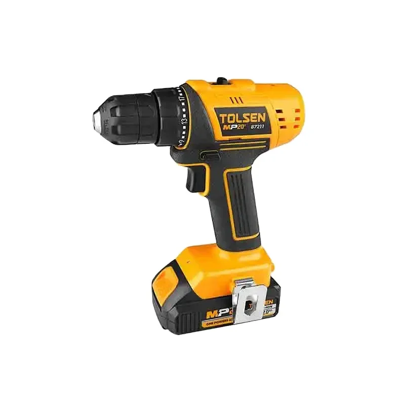 # Hot For TOLSEN 87211 CE 20V Electric Power Tool Set Liion Cordless Drill With Spindle Automatic Locking