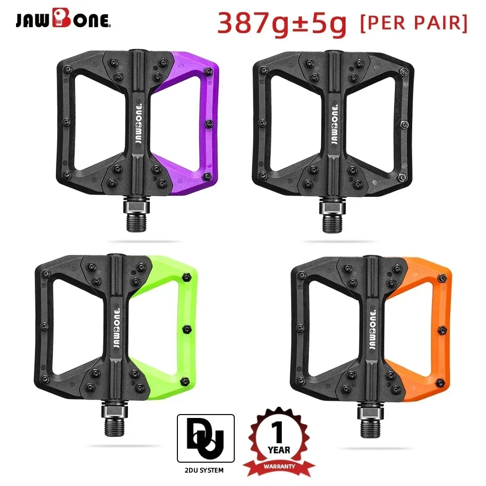 

Jawbone Mountain Bike Pedals Flat MTB Purple Bicycle Pedals Durable Pedal DU+Sealed Bearing Racing Bike Pedals Cycling Parts