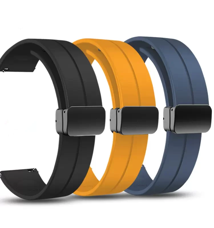 Magnetic Loop Strap For Amazfit GTS 4/3/2/2e/GTS2 Mini/GTR 4/3/Pro/GTR2/47mm silicone bracelet Amazfit bip 20mm 22mm Watch band