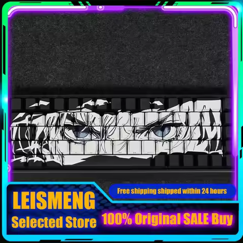 NEW Anime Theme Keycaps Mechanical Keyboard Cherry Side Engraved PBT Custom Keycaps Tablet Laptop PC Gaming Keyboard Accessories