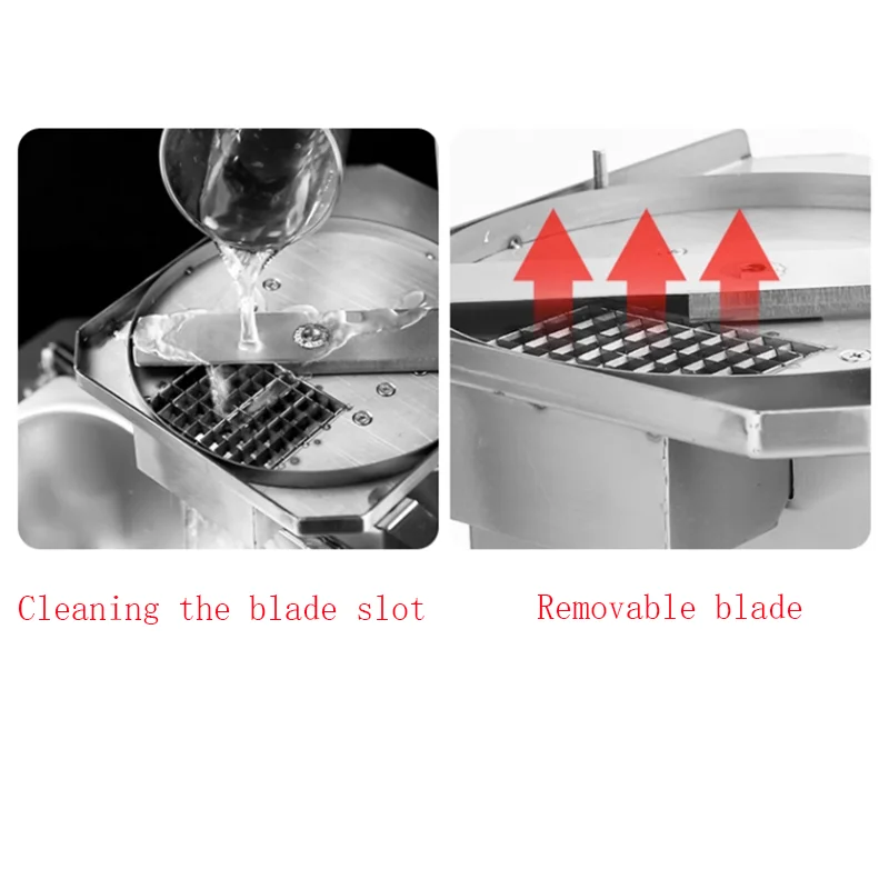 Коммерческая электрическая овощерезка мощностью 200 Вт, нож для моркови и зерна, нож для гранул с кольцом для фруктов, картофеля, лука, 5 мм, 8 мм, 10 мм, 12 мм