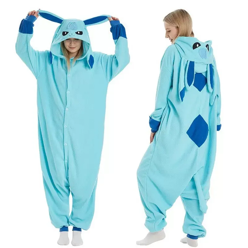 Anime-Kostüm Kigurumi Onesie Mewtwo Greninja Gengar Cosplay Halloween Erwachsenen-Anime-Pyjama – Detail 9
