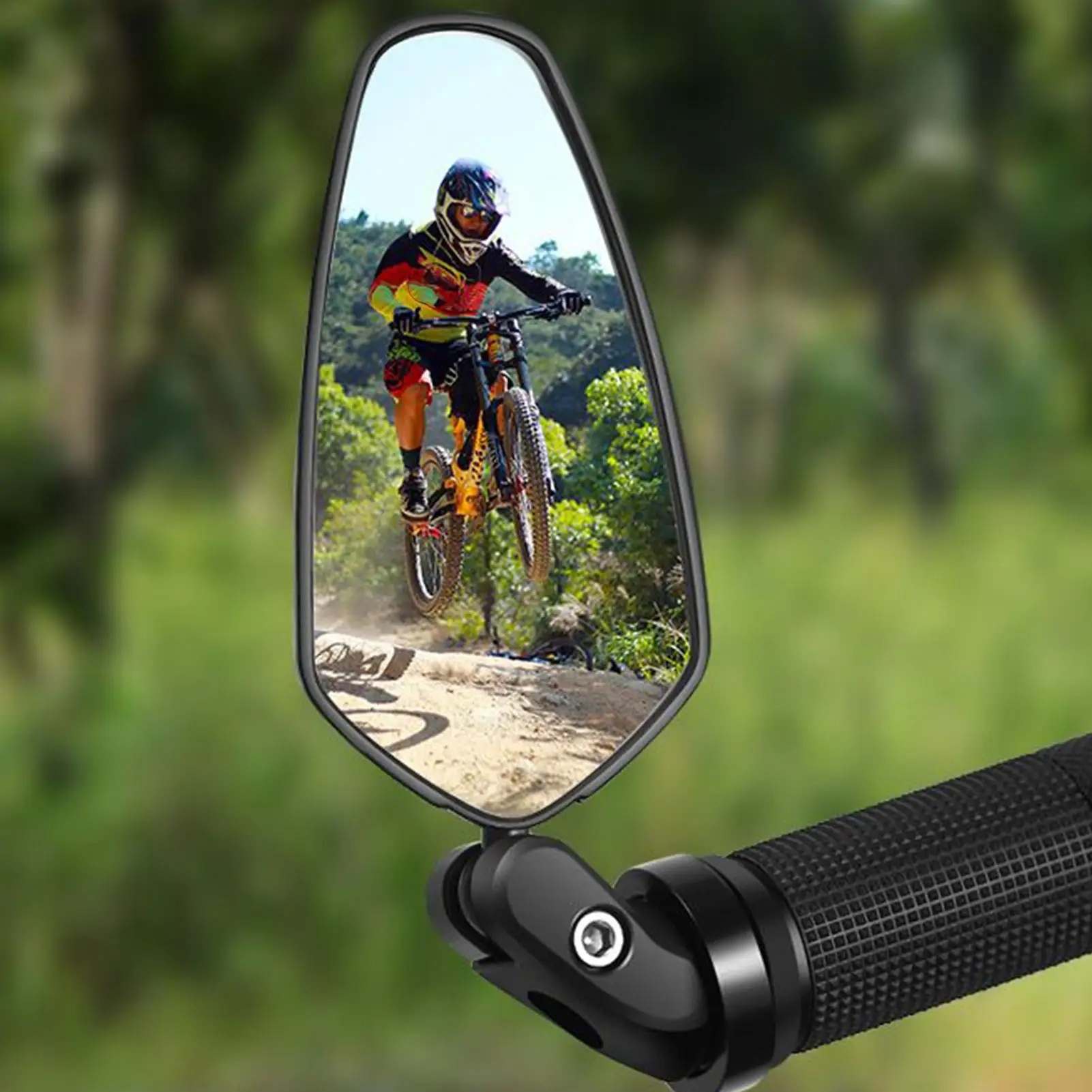 

1 Pair Bike Handlebar Mirrors Bicycle Handlebar Plug Rearview Mirror For 17.4-22mm Road Bike Rear Mirror Cycling Bike Accessory